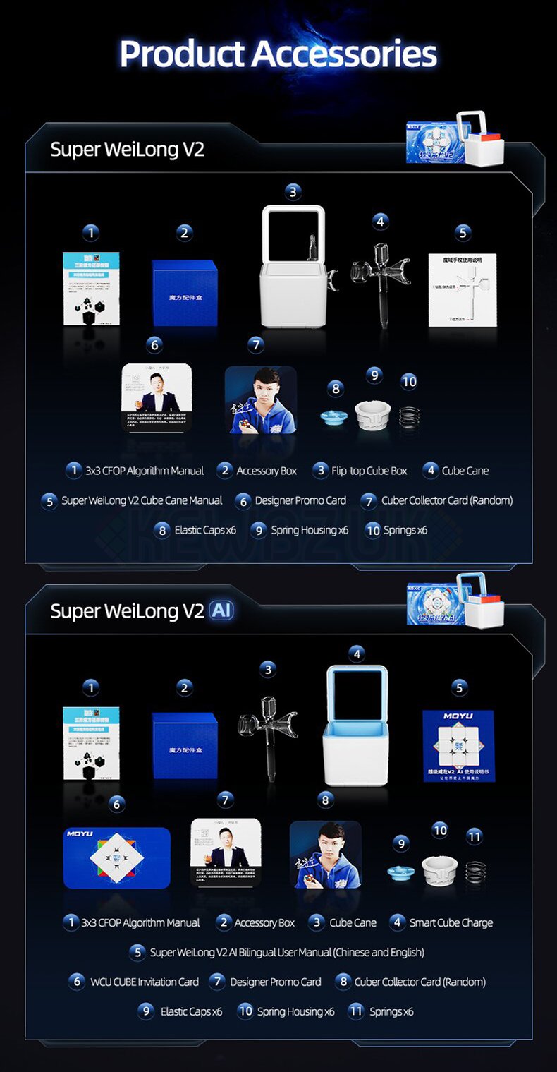 MoYu Super WeiLong V2 (20 Magnet, Maglev, UV, Ball-Core)