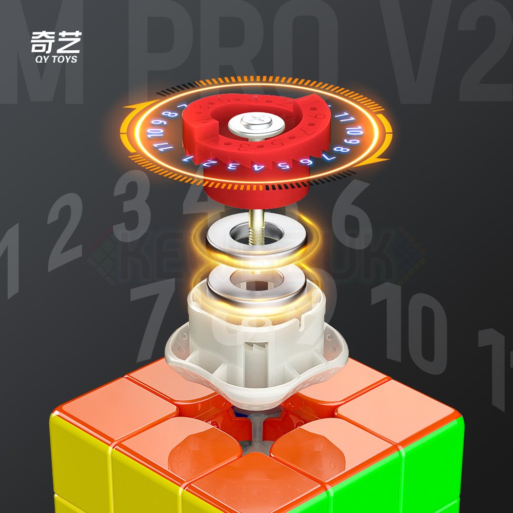 QiYi M 3x3 Pro V2 Pioneer (Magnetic, Maglev, UV, Ball-Core)