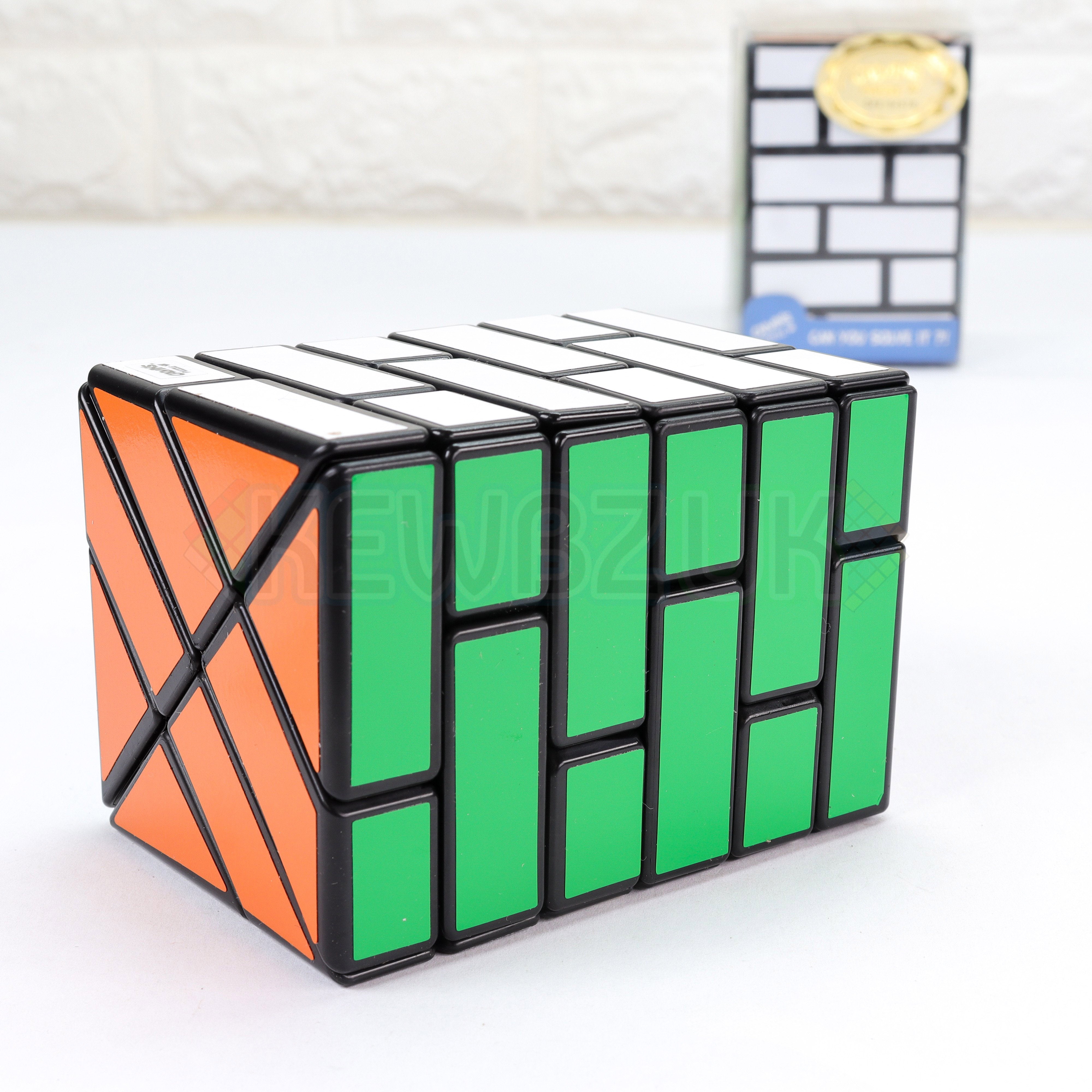 SIDGMAN 2x4x6 Fisher Brick Wall Cube