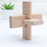 Wooden Kongming - Cross